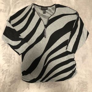 Frank Lyman Zebra Top